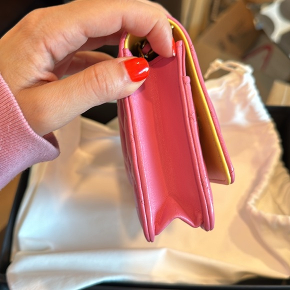 Chanel Lambskin Wallet on Chain, NWT very rare - Picture 8 of 14